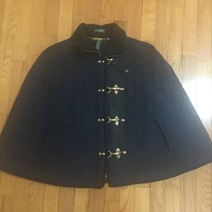 Ralph Lauren quilted cape